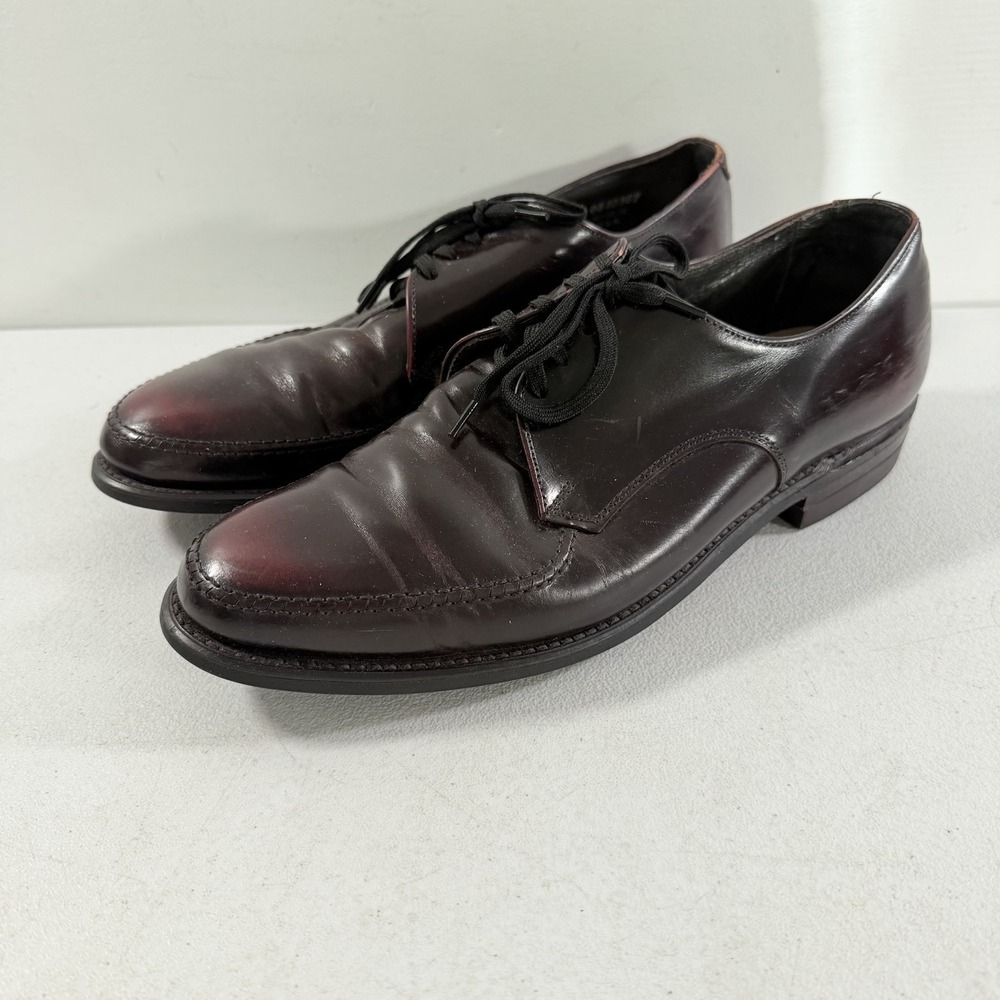 Vintage Velvet-EEZ‎ Mens Brown Leather Derby Dress Shoes Goodyear Size 8.5 D USA